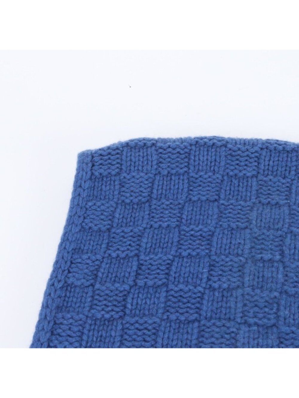 Louis Vuitton Echarpe Helsinki Cashmere 100% Scarf Blue Ebm - Picture 4 of 7